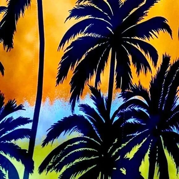 Saint LAURENT Runway Palm Tree Satin Bomber Jacket - Picture 10 of 13